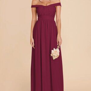 Birdy Grey Grace Chiffon Convertible -Cabernet XL